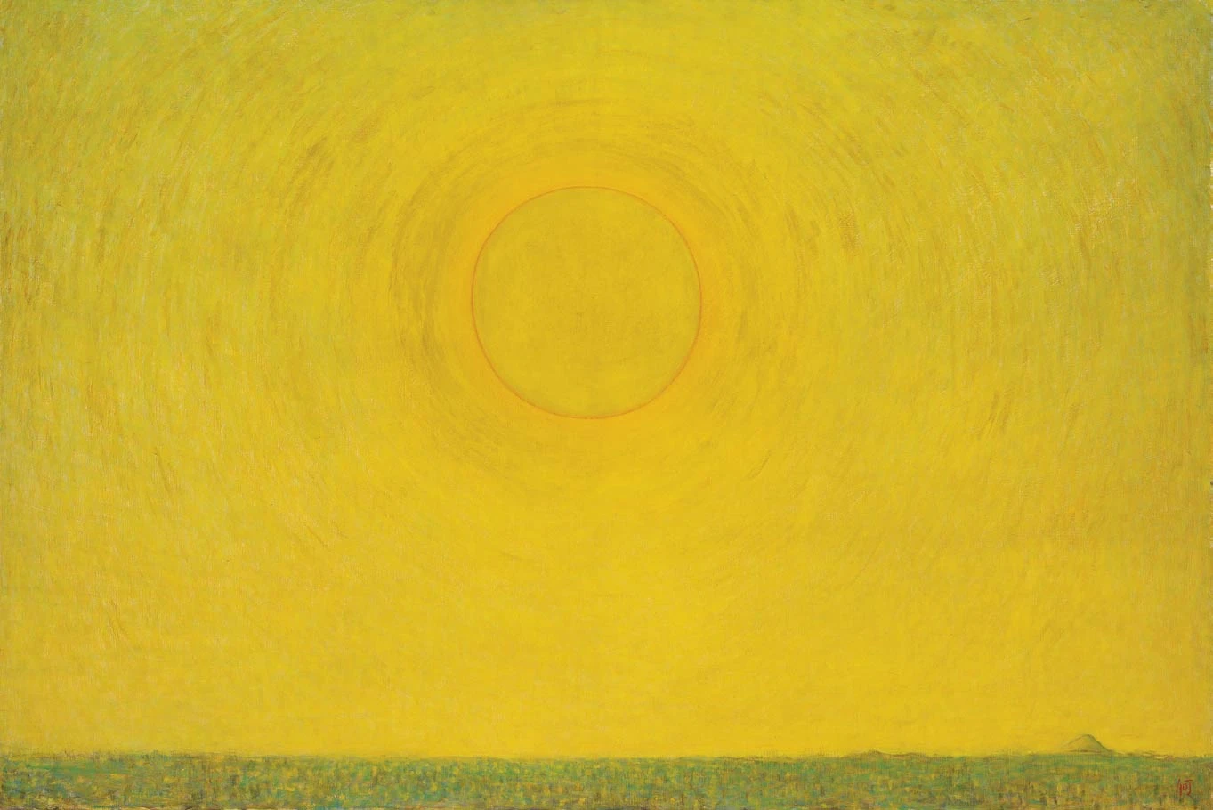 《日本》，1964，油彩、畫布， 130×194 cm，臺北市立美術館典藏-圖片