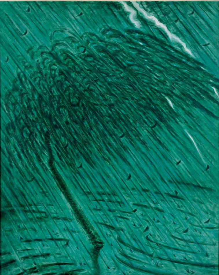 《今日仍在旅途》，1951，油彩、畫布，160×130cm，臺北市立美術館典藏-圖片