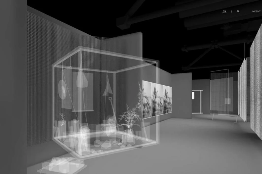 「非物質 」（龐畢度中心，1985）重建之虛擬展覽截圖，2023  © Centre-Pompidou, 2023-圖片