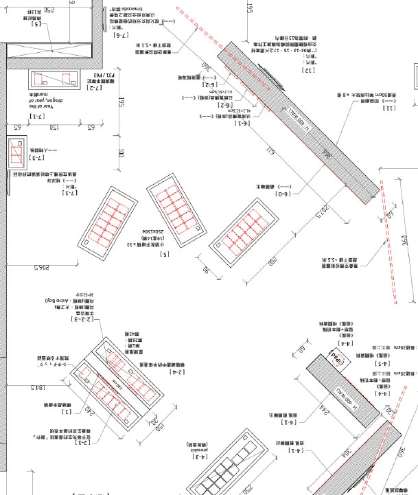 「生命沉思者」該區展場平面圖（局部）；圖片來源：臺北市立美術館-圖片