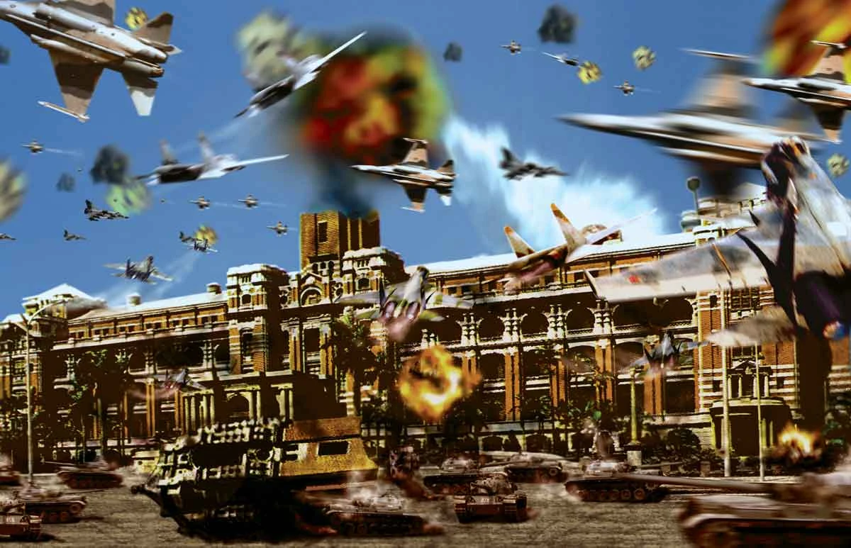 點擊觀看大圖-梅丁衍,《境外決戰》,影像輸出,2000,113x164cm,藝術家自藏 梅丁衍,《境外決戰》,影像輸出,2000,113x164cm,藝術家自藏-圖片
