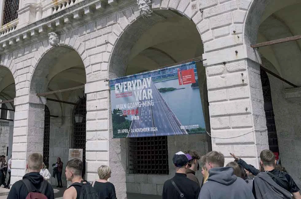 點擊觀看大圖-2024年,威尼斯雙年展臺灣館「日常戰爭」,普里奇歐尼宮。 2024年,威尼斯雙年展臺灣館「日常戰爭」,普里奇歐尼宮。-圖片
