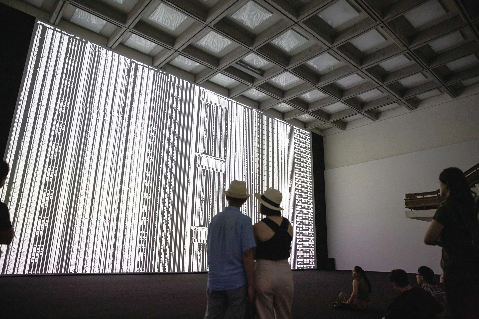 點擊觀看大圖-2019年「池田亮司個展」,展出作品以程式編碼與演算法為創作基礎 2019年「池田亮司個展」,展出作品以程式編碼與演算法為創作基礎-圖片