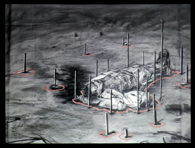 William Kentridge, still from Felix in Exile, 35mm film transferred to video, 1994. © William Kentridge-圖片