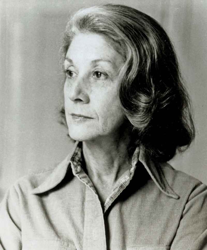 Nadine Gordimer (1923 – 2014), photographed in 1984.-圖片
